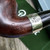 P-LIP Peterson Aran Smooth Nickel Mounted (03) P-Lip Tobacco Pipe - New