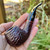 Rossi SITTING Bent Brandy (8644) 6mm Filter Pipe by Savinelli