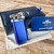 IM Corona Old Boy Pipe Lighter Blue Matte Chrome Japan Made 64-3109