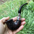 Peterson System Sterling Silver Spigot Rusticated Calabash (305) P-Lip Pipe