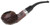 Peterson Petite Junior Rusticated Nickel Mounted Bent Bulldog Tobacco Pipe - NEW