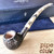 Savinelli Ginger's Favorite Rusticated Bent Apple (626) 6mm Filter Pipe
