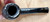 Rossi Mezzanotte 8628 Black Rusticated Bent Brandy 6mm Filter Pipe by Savinelli