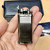 IM Corona Old Boy Pipe Lighter Engraved Stripes Gunmetal Japan Made - NEW 8306