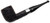 Peterson Jekyll & Hyde Nickel Mounted Billiard (X105) Fishtail Pipe - New