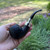 Peterson System Sterling Spigot Sandblasted Bent Apple (B42) P-Lip Pipe - New