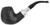 Peterson System Sterling Spigot Sandblasted Bent Apple (B42) P-Lip Pipe - New