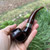 Peterson Irish Harp Smooth Bent Rhodesian (999) Fishtail Pipe - New