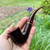 Savinelli Roma Lucite Rusticated Bent Dublin (611 KS) 6mm Filter Pipe - New