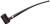 Peterson Churchwarden Rusticated Tankard Fishtail Tobacco Pipe - New