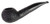 Rossi Mezzanotte Bent Author (8321) 6mm Filter Pipe by Savinelli - New