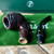 Peterson Emerald Rusticated Bent Billiard (69) P-Lip Tobacco Pipe - New