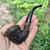 Peterson Aran Rusticated Bent Dublin (B10) Fishtail Pipe Sterling - NEW