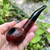 Savinelli One Starter Kit Rusticated Bent Author (321) 6mm Filter Pipe - New