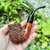 Ascorti Italia Carved Sei Oom Paul Briar Tobacco Pipe Italy Acrylic Stem - New