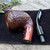 Ascorti Italia Sandblasted Carimate Bent Rhodesian Briar Tobacco Pipe New