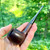 UNSMOKED NOS R Gasparini Smooth Briar Estate Pipe Apple