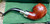 Peterson System Spigot Smooth Bent Apple (302) P-Lip Pipe - Sterling Silver