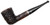 Peterson Dublin Filter Rusticated Straight Dublin (120) 9mm Filter Pipe - New