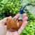 Savinelli Eleganza Smooth Natural Oom Paul (614) 6mm Filter Pipe - New