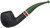 Saint Nicholas 2025 Bent Billiard Christmas (626) 6mm Filter  Pipe - NEW Saint Nicholas 2025 Bent Billiard Christmas (626) 6mm Filter  Pipe - NEW