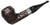 Peterson Sherlock Holmes Rusticated Baker Street P-Lip Tobacco Pipe - New