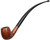 Savinelli Churchwarden Smooth Bent Billiard (601) Tobacco Pipe - New