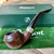 FISHTAIL Peterson Aran Smooth Nickel Mounted Bent Rhodesian (999) Fishtail Tobacco Pipe - New