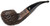 Peterson Aran Rusticated Bent Bulldog (80s) Fishtail Tobacco Pipe - NEW