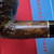 Rossi Sera Rusticated Bent Billiard (8626) 6mm Filter Pipe by Savinelli  - NEW