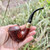 Rattray's Majesty Sandblasted Bent Rhodesian (15) 9mm Filter Pipe - New