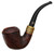 Rattray's Majesty Sandblasted Bent Rhodesian (15) 9mm Filter Pipe - New