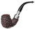Peterson System Spigot Rusticated Bent Billiard (312) P-Lip Pipe Sterling Silver Peterson System Spigot Rusticated Bent Billiard (312) P-Lip Pipe Sterling Silver