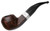 Peterson Aran Smooth Nickel Mount Bent Bulldog (80s) Fishtail Tobacco Pipe - NEW