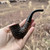 Peterson Aran Rusticated Bent Dublin (05) Fishtail Pipe - New
