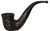 Peterson Aran Rusticated Bent Dublin (05) Fishtail Pipe - New