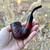 Ascorti Italia Sand Sei Oom Paul Briar Tobacco Pipe Italy Acrylic Stem - New