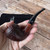 Ascorti Italia Sandblasted Carimate Bent Rhodesian Briar Tobacco Pipe New