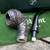 Peterson Dublin Filter Rusticated Rhodesian (999) Fishtail 9mm Pipe - New