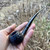 Savinelli Churchwarden Black Rusticated (313) Tobacco Pipe - New