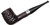 Peterson Donegal Rocky  Rusticated Billiard (X105) Fishtail Tobacco Pipe - New