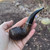 Rossi Sera Rusticated Bent Apple (8642) 6mm Filter Pipe by Savinelli  - NEW