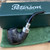Peterson System Spigot Sandblasted Bent Billiard (312) P-Lip Pipe Sterling