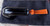 Eric Nording Smooth Black Orange Freehand Briar Tobacco Pipe Made in Denmark NEW