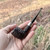 Peterson Irish Made Army Rusticated Billiard (102) Fishtail Tobacco Pipe - New