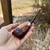 Peterson Irish Made Army Sandblasted Billiard (102) Fishtail Tobacco Pipe - New
