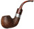 Peterson Irish Harp Sandblasted Bent Apple (XL02) Fishtail Tobacco Pipe - New