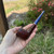 Savinelli Oceano Rusticated Brown Billiard (111 KS) 6mm Filter Pipe - New