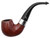 Peterson Kildare Silver Mounted Bent Billiard (230) P-Lip Pipe - Sterling Silver