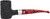 Peterson Dracula Rusticated Poker (701) Fishtail Tobacco Pipe - New